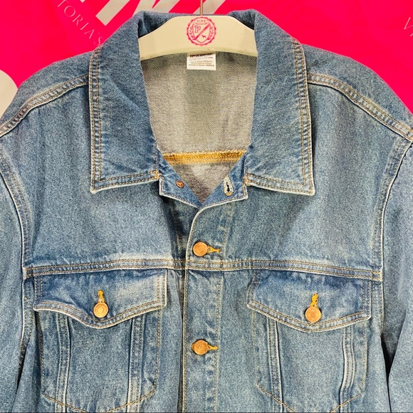 💗 VS PINK 💗 Denim Jean Jacket X Large - Picture 2 of 9